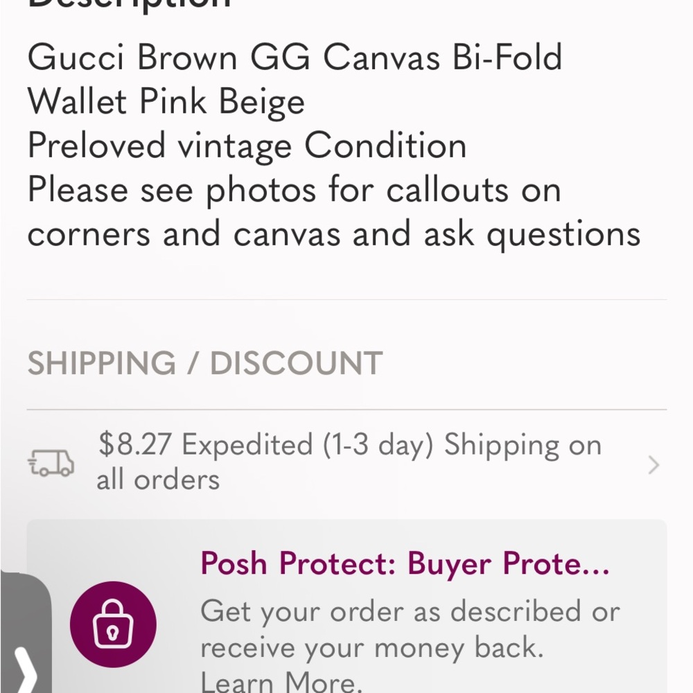 Gucci Wallet more life left Vintage . Cards money id holder heart icon luxury - Picture 12 of 14